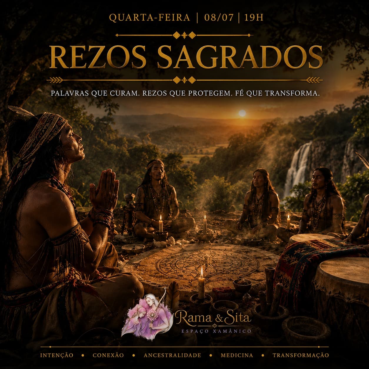 Rezos Sagrados - Uma noite para abrir o coração à sabedoria das palavras sagradas que unem céu, terra e espírito. — foto 23