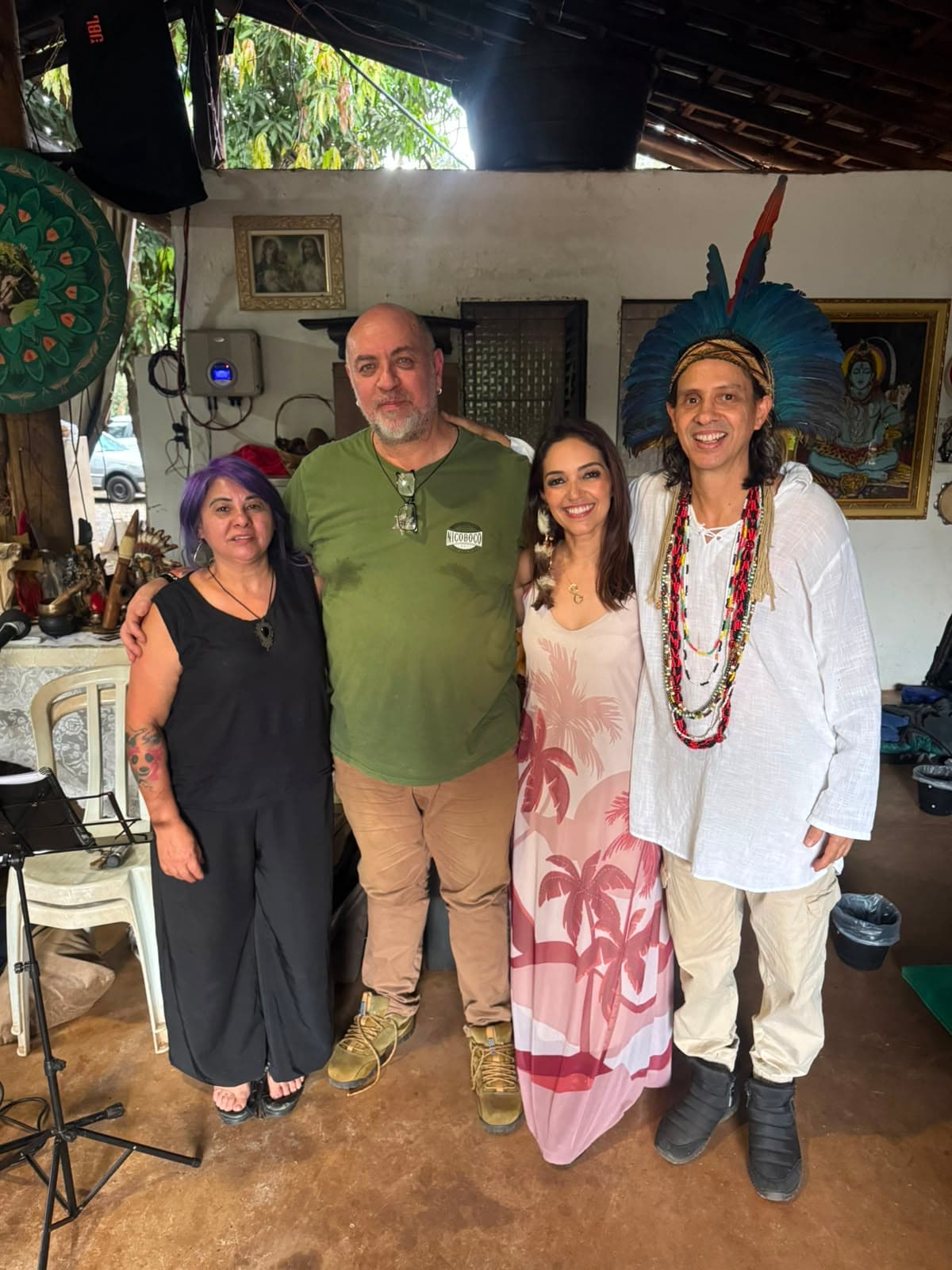 RAMA & SITA — 10 ANOS DE CAMINHO. Uma Década de Amor, Serviço e Consciência. Umbandaime especial de aniversário, com presença e participação ao vivo do cantor e rezador Ramanad Águia Dourada, com o Hinário Caboclo Cobra Coral. — foto 88