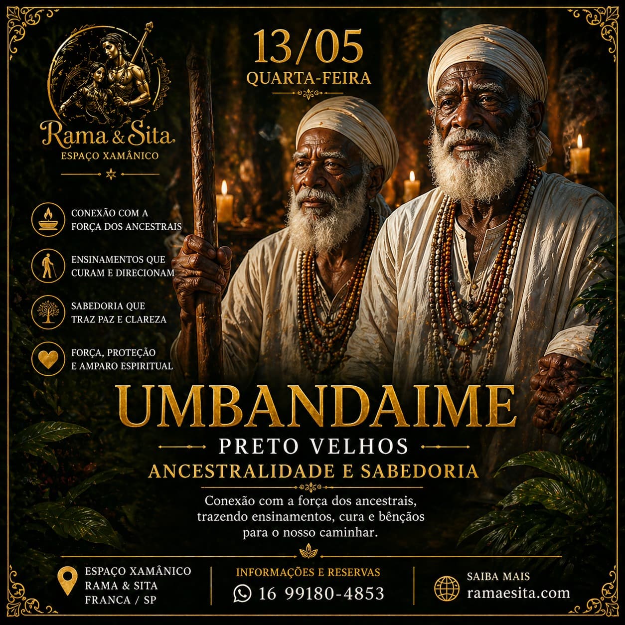 Capa: Umbandaime Preto Velhos - Ancestralidade e Sabedoria