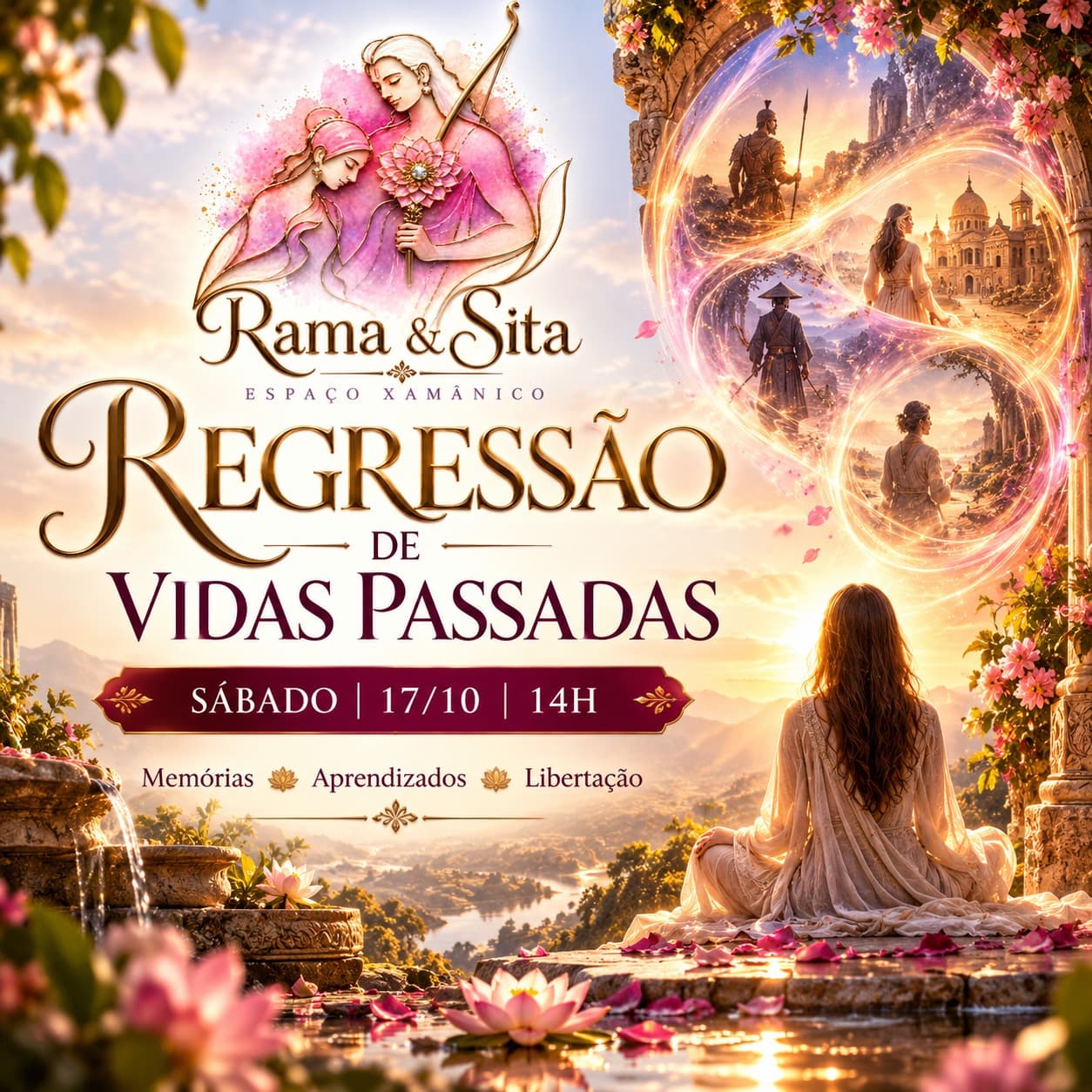 Flyer de Roda de Cura, 17 de outubro de 2026