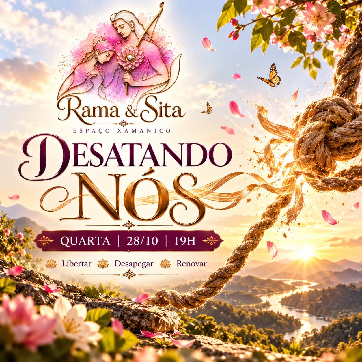 Flyer de Roda de Cura, 28 de outubro de 2026